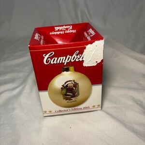 2005 Campbells Soup Kids Collectors Edition Ball Ornament IN BOX Vintage